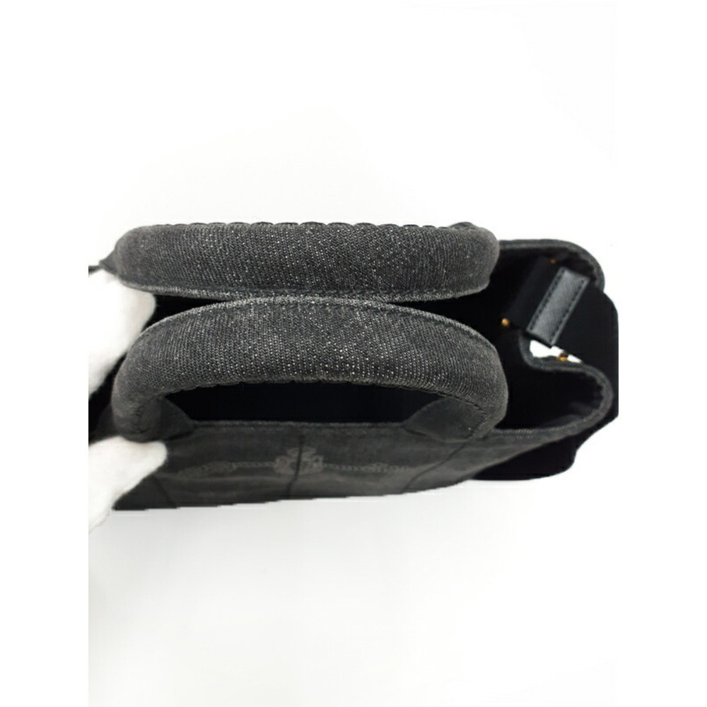 PRADA Canapa Denim Handbag Bag - Picture 7 of 9